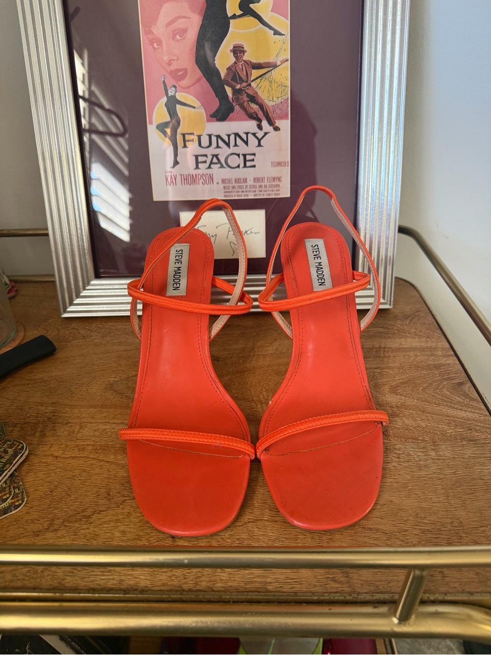 Steve Madden orange heels